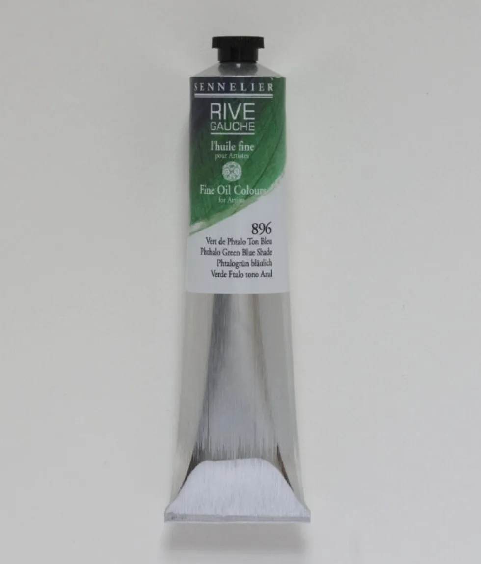 Farba olejna Rive Gauche - Sennelier - 896, Phthalo Green Blue, 200 ml