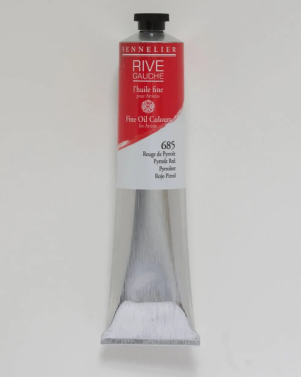 Farba olejna Rive Gauche - Sennelier - 685, Pyrrole Red, 200 ml