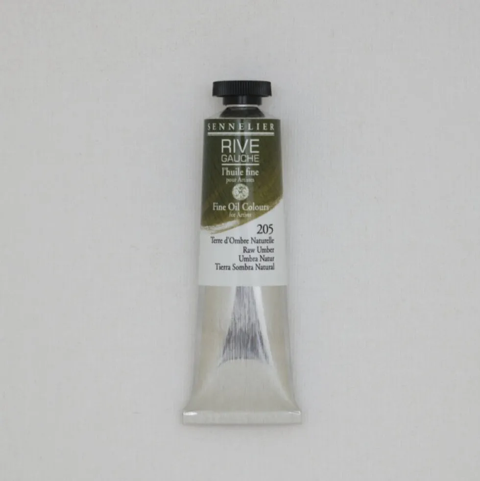 Farba olejna Rive Gauche - Sennelier - 205, Raw Umber, 40 ml