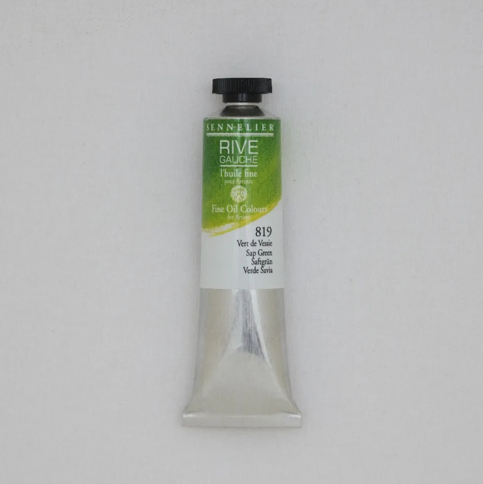 Farba olejna Rive Gauche - Sennelier - 819, Sap Green, 40 ml