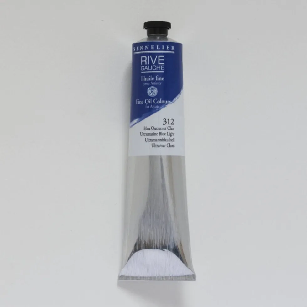 Farba olejna Rive Gauche - Sennelier - 312, Ultramarine Blue Light, 200 ml