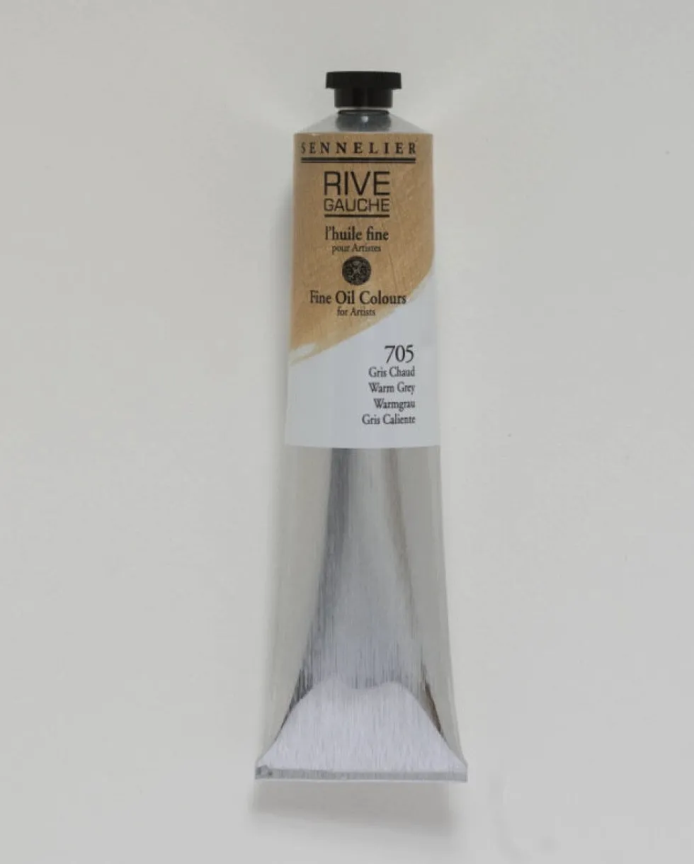 Farba olejna Rive Gauche - Sennelier - 705, Warm Grey, 200 ml