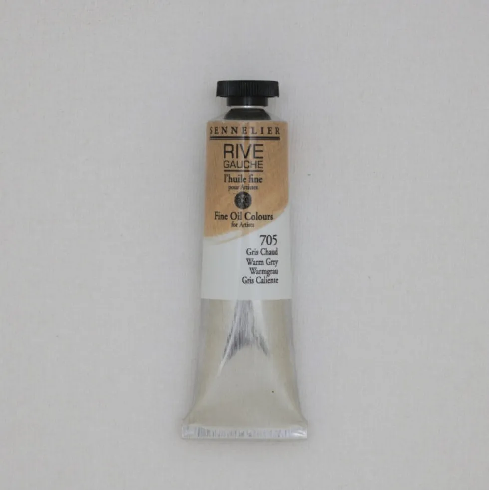 Farba olejna Rive Gauche - Sennelier - 705, Warm Grey, 40 ml