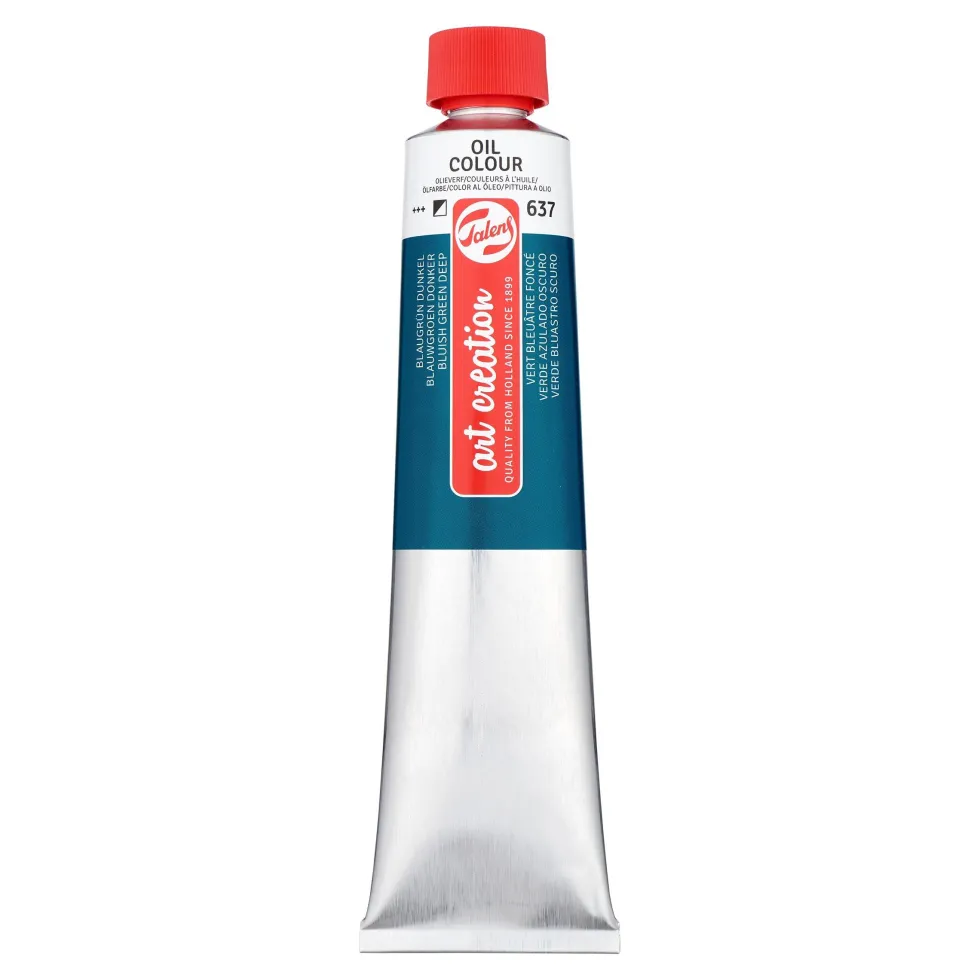 Farba olejna - Talens Art Creation - 637, Bluish Green Deep, 200 ml