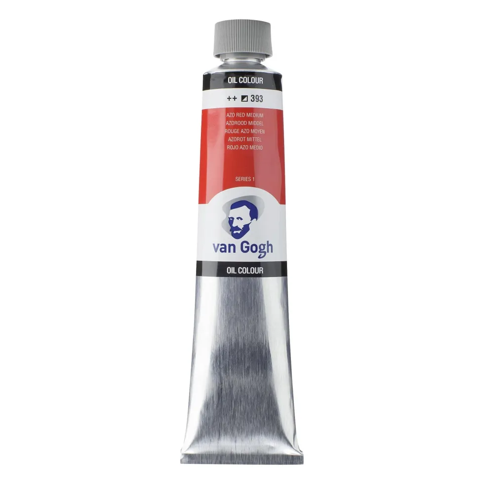 Farba olejna - Van Gogh - Azo Red Medium, 200 ml