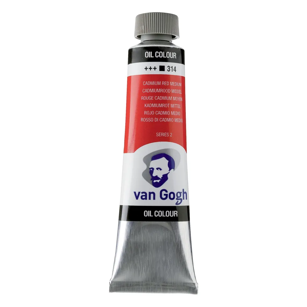 Farba olejna - Van Gogh - Cadmium Red Medium, 40 ml