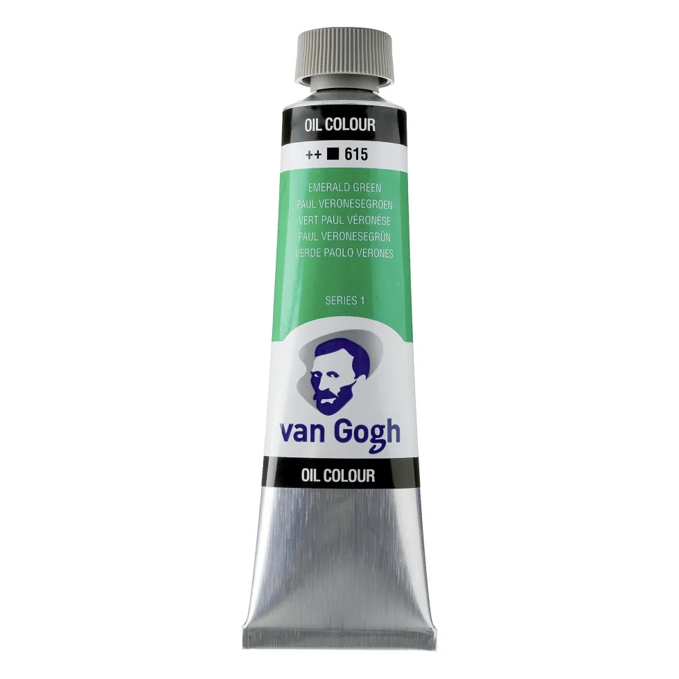 Farba olejna - Van Gogh - Emerald Green, 40 ml