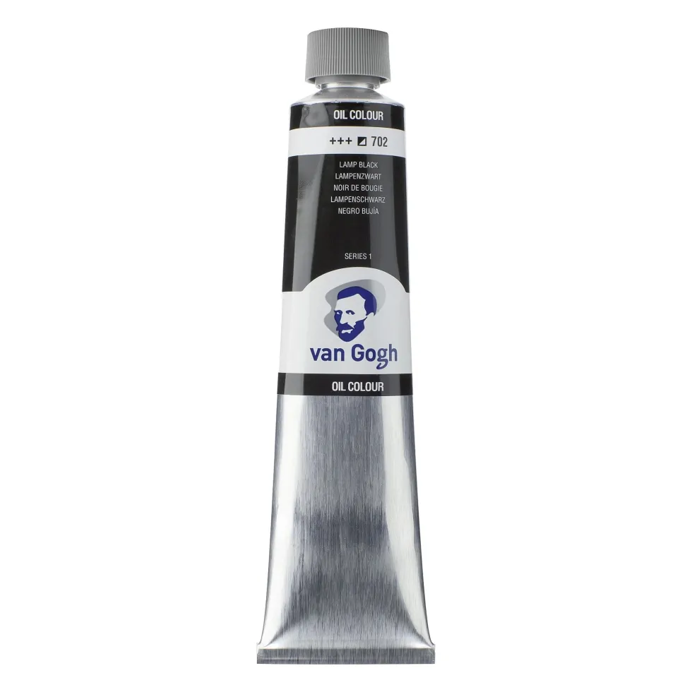 Farba olejna - Van Gogh - Lamp Black, 200 ml