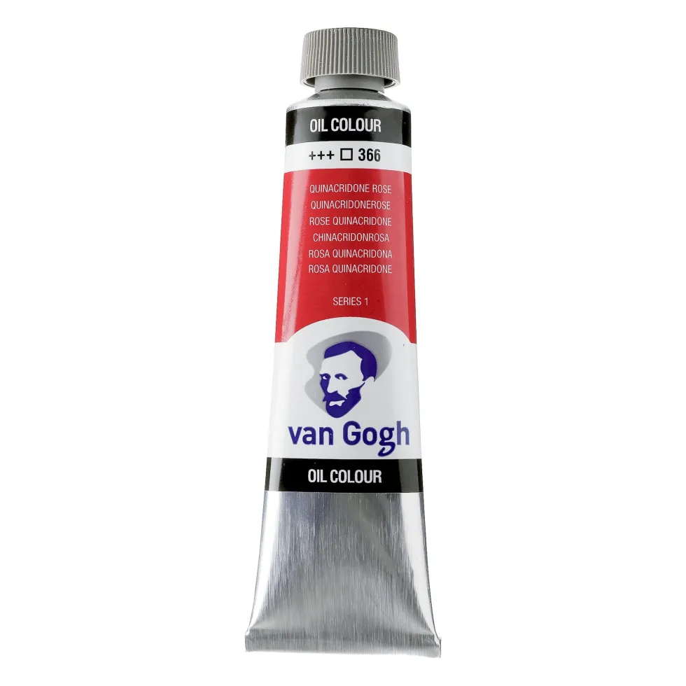 Farba olejna - Van Gogh - Quinacridone Rose, 40 ml