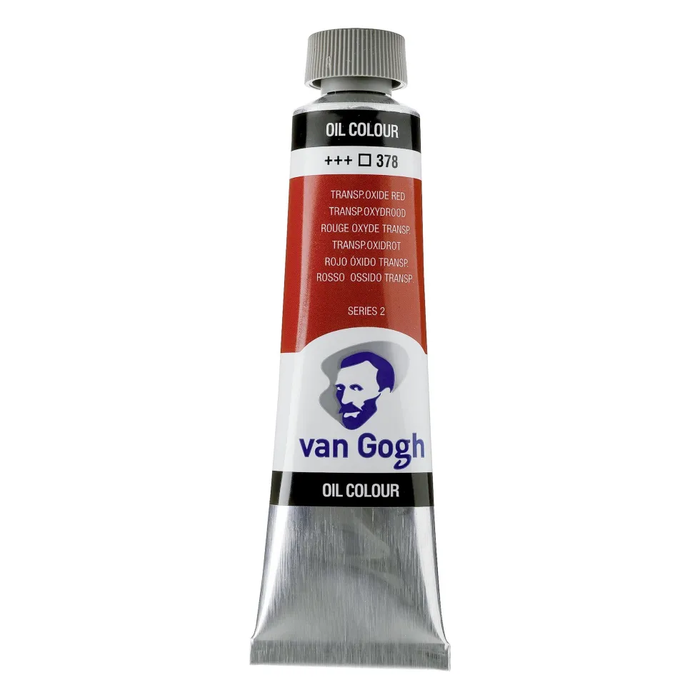 Farba olejna - Van Gogh - Transparent Oxide Red, 40 ml