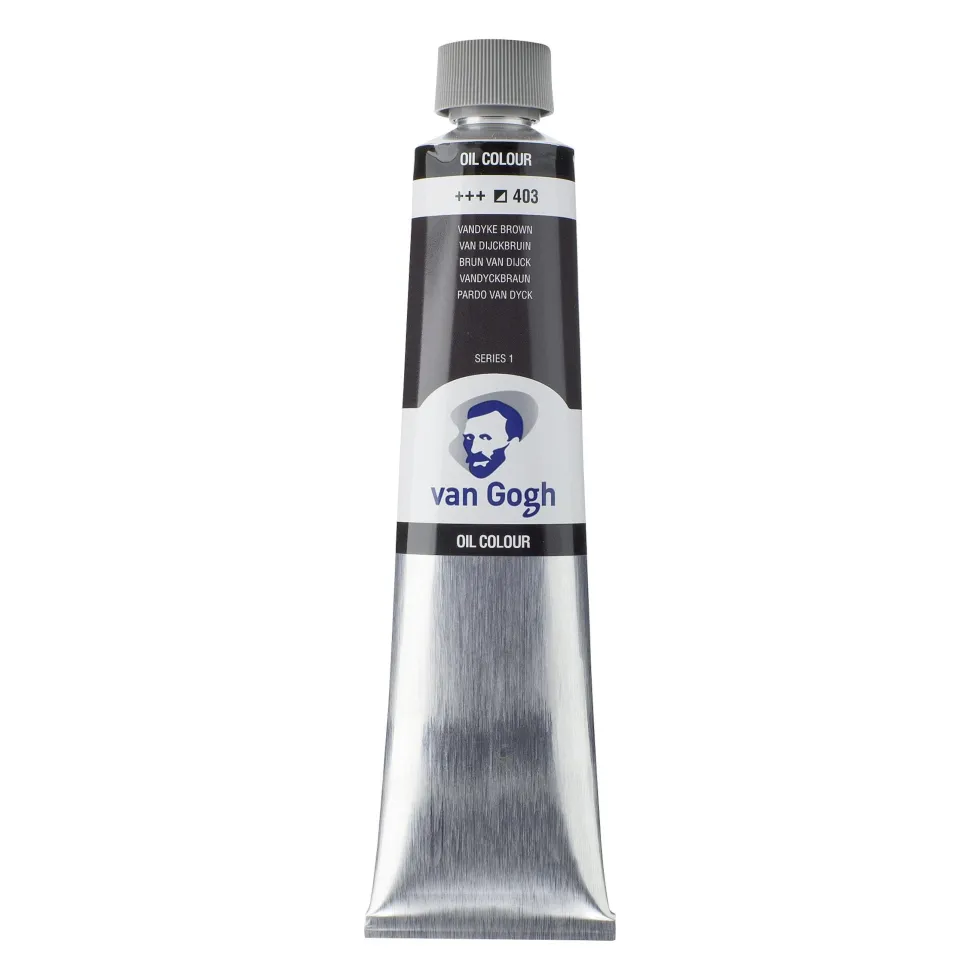 Farba olejna - Van Gogh - Vandyke Brown, 200 ml
