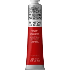 Farba olejna Winton Oil Colour - Winsor & Newton - cadmium red deep hue, 200 ml