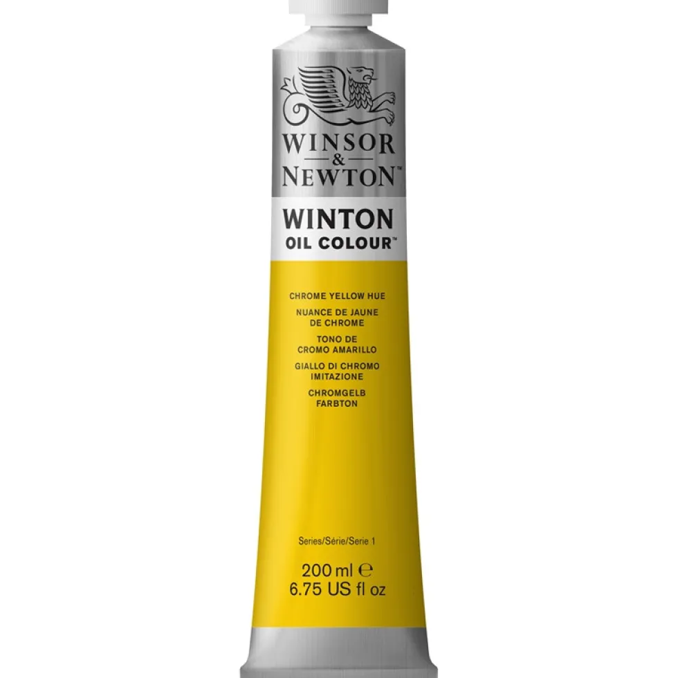 Farba olejna Winton Oil Colour - Winsor & Newton - chrome yellow hue, 200 ml