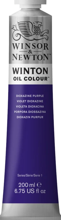 Farba olejna Winton Oil Colour - Winsor & Newton - Dioxazine Purple, 200 ml