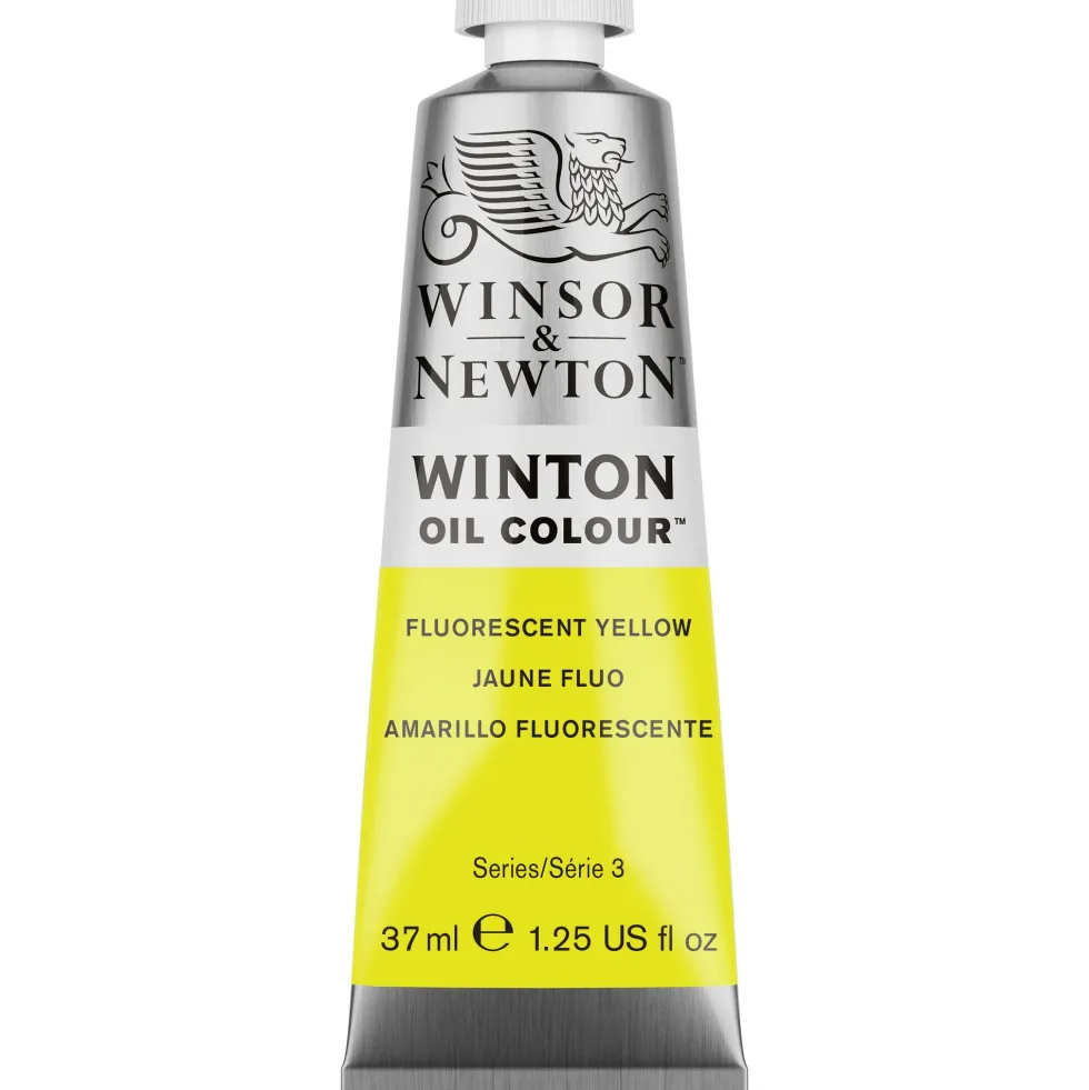 Farba olejna Winton Oil Colour - Winsor & Newton - Fluo Yellow 37 ml