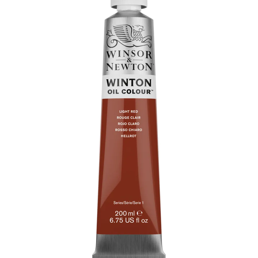 Farba olejna Winton Oil Colour - Winsor & Newton - Light Red 200 ml