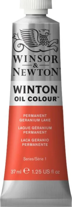 Farba olejna Winton Oil Colour - Winsor & Newton - Permanent Geranium Lake, 37 ml