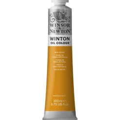 Farba olejna Winton Oil Colour - Winsor & Newton - raw sienna, 200 ml