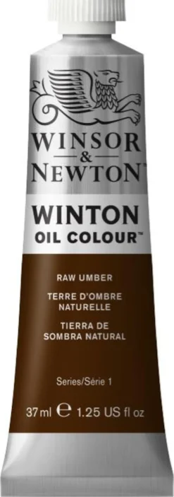 Farba olejna Winton Oil Colour - Winsor & Newton - Raw Umber, 37 ml
