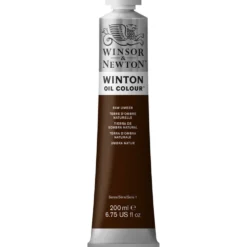 Farba olejna Winton Oil Colour - Winsor & Newton - raw umber, 200 ml