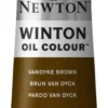 Farba olejna Winton Oil Colour - Winsor & Newton - Vandyke Brown, 37 ml