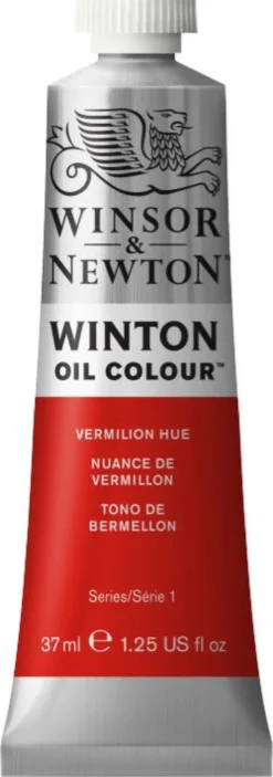 Farba olejna Winton Oil Colour - Winsor & Newton - Vermilion Hue, 37 ml
