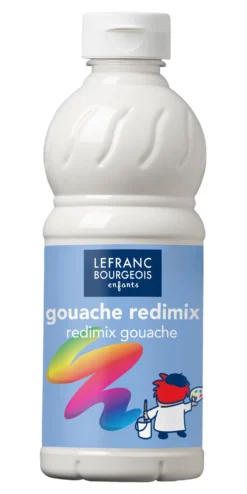 Farba plakatowa - Lefranc & Bourgeois - biała, 500 ml