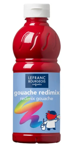 Farba plakatowa - Lefranc & Bourgeois - ciemnoczerwona, 500 ml