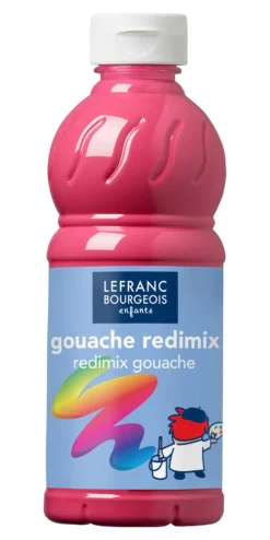 Farba plakatowa - Lefranc & Bourgeois - ciemnoróżowa, 500 ml