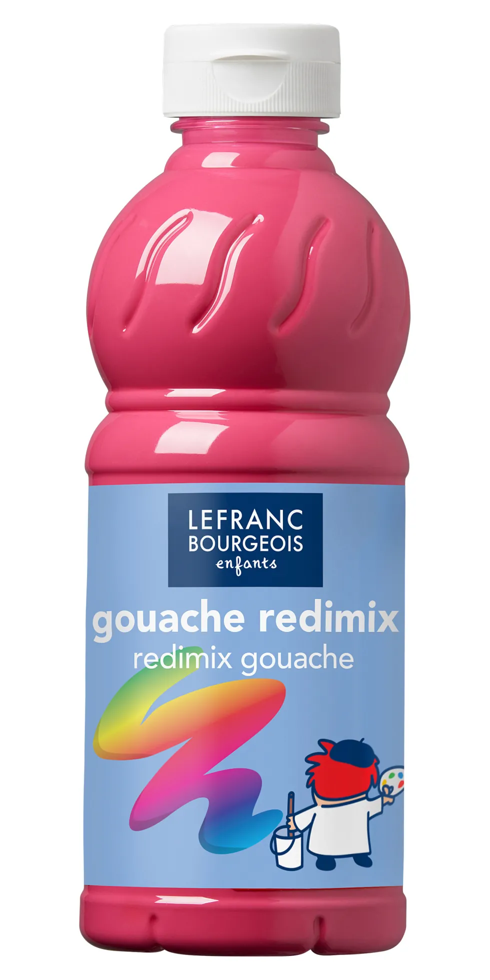 Farba plakatowa - Lefranc & Bourgeois - ciemnoróżowa, 500 ml