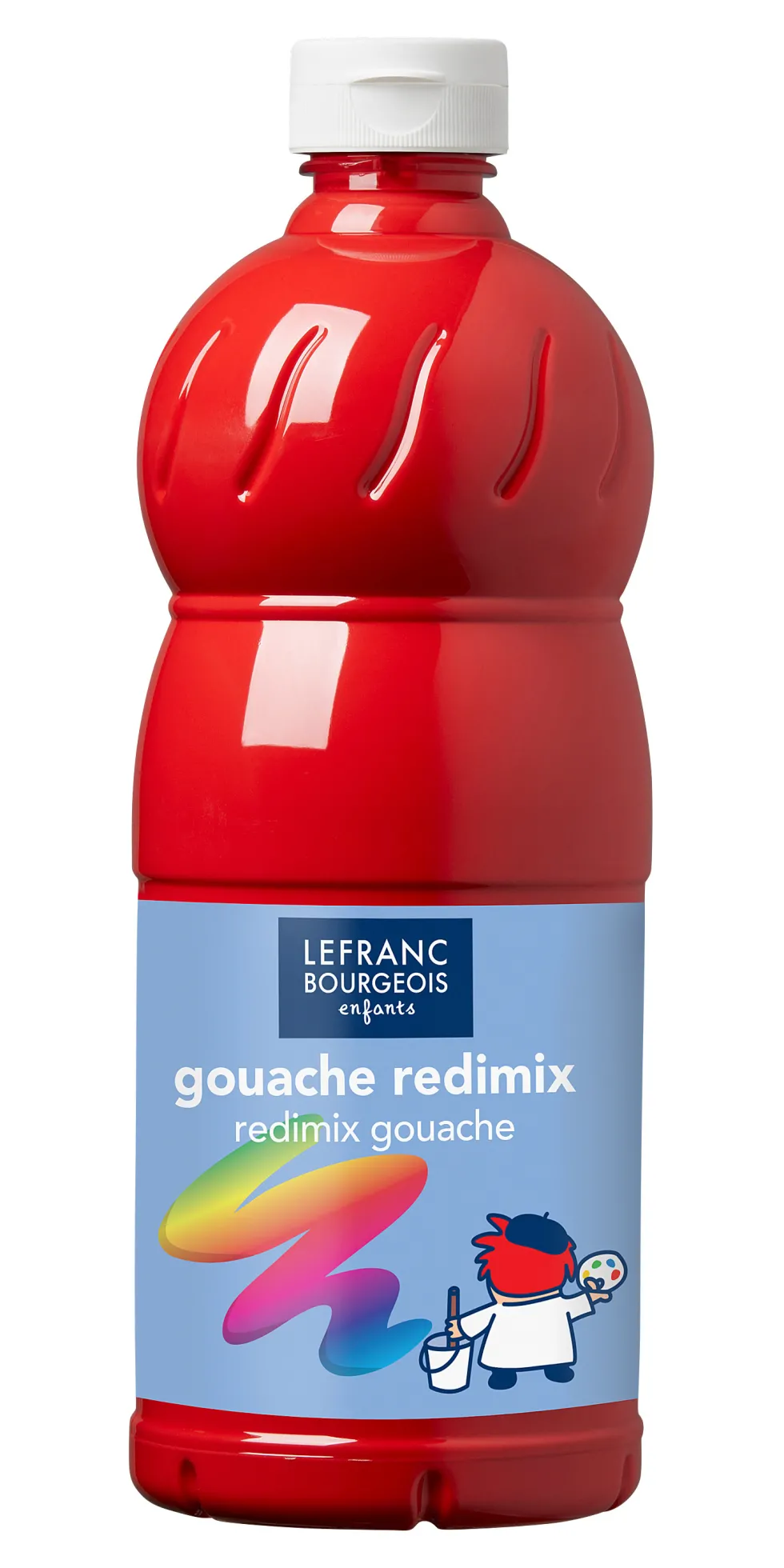 Farba plakatowa - Lefranc & Bourgeois - czerwona, 500 ml
