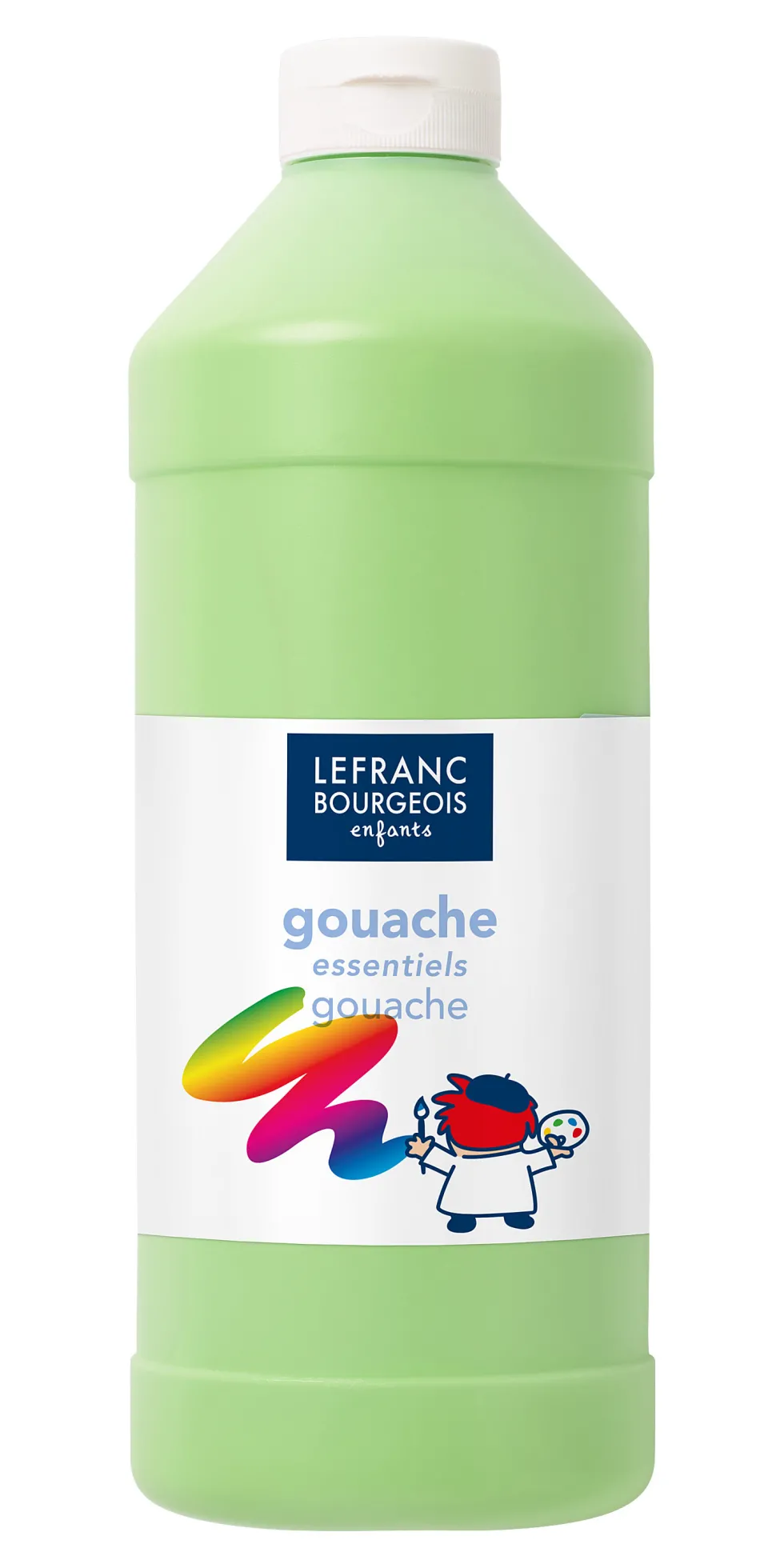 Farba plakatowa - Lefranc & Bourgeois - jasnozielona, 1 l