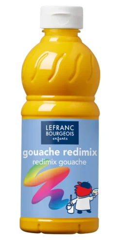 Farba plakatowa - Lefranc & Bourgeois - nasycona żółć, 500 ml