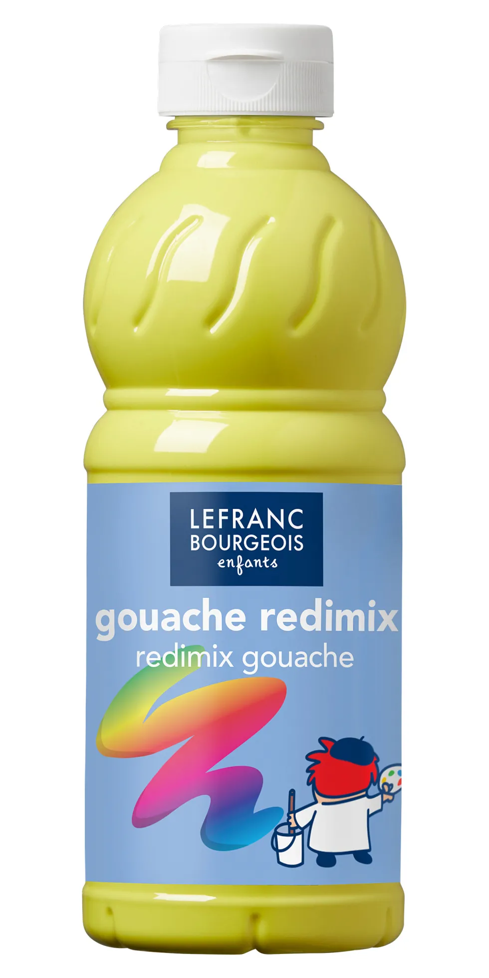 Farba plakatowa - Lefranc & Bourgeois - żółta cytrynowa, 500 ml