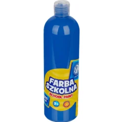 Farba szkolna plakatowa - Astra - ciemnoniebieska, 500 ml