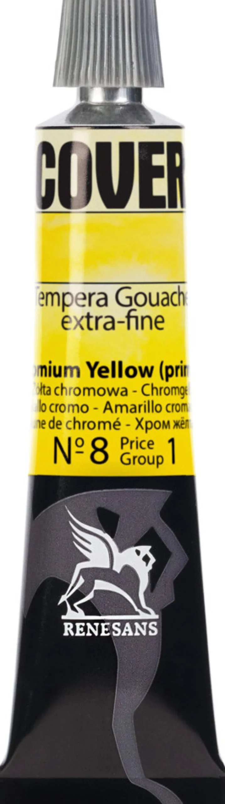 Farba Tempera Cover - Renesans - 08, żółta chromowa, 20 ml