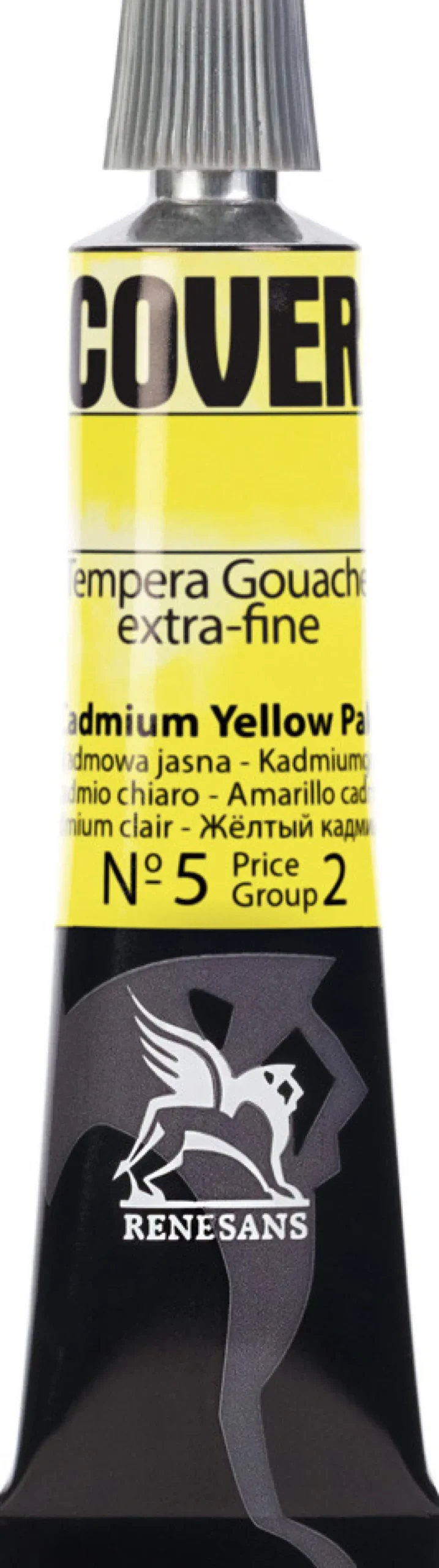 Farba Tempera Cover - Renesans - 05, żółta kadmowa, 20 ml