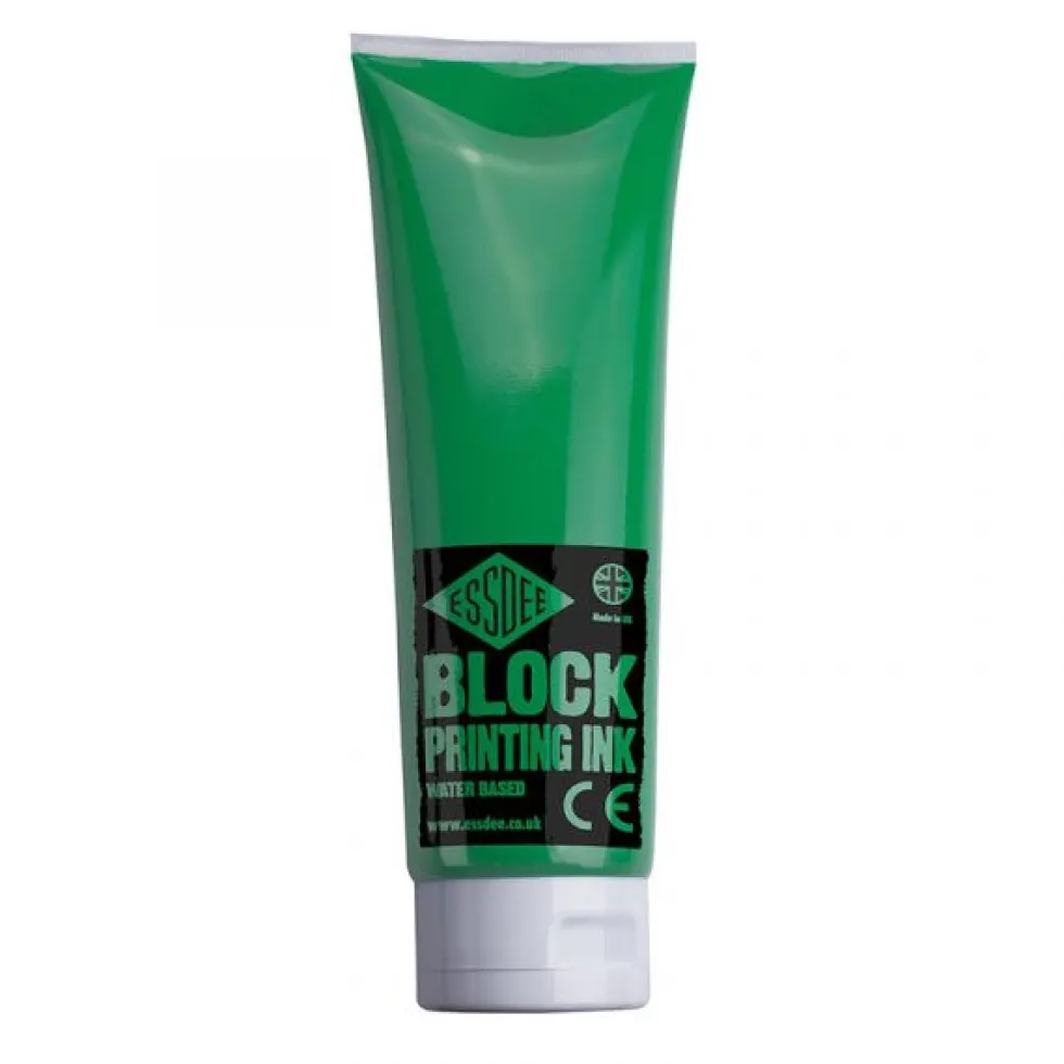 Farba, tusz do linorytu Block Printing Ink - Essdee - Leaf Green, 300 ml