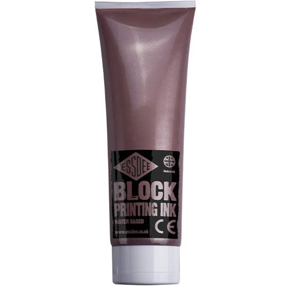 Farba, tusz do linorytu Block Printing Ink - Essdee - Metallic Bronze, 300 ml