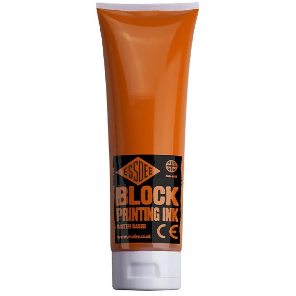 Farba, tusz do linorytu Block Printing Ink - Essdee - Orange, 300 ml