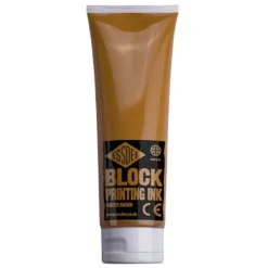 Farba, tusz do linorytu Block Printing Ink - Essdee - Yellow Ochre, 300 ml