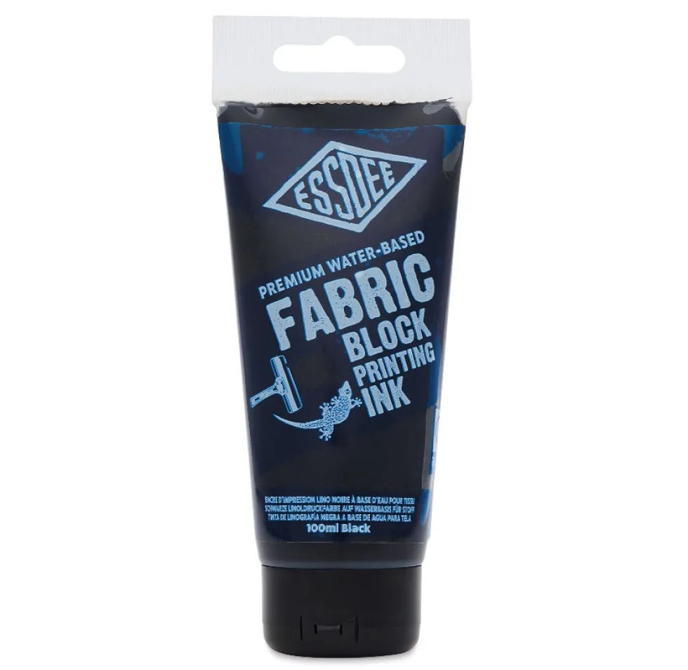 Farba tusz do linorytu Fabric Block Printing Ink - Essdee - Black 100 ml