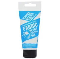 Farba tusz do linorytu Fabric Block Printing Ink - Essdee - White 100 ml