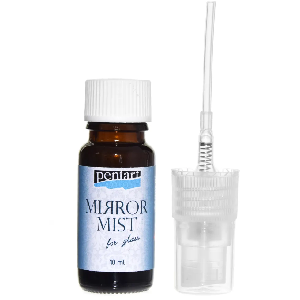 Farba w sprayu do szkła - Pentart - efekt lustra, 10 ml