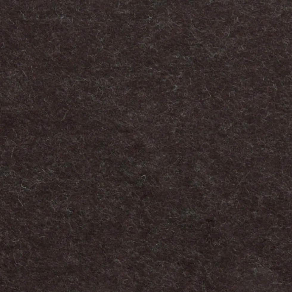 Filc wełniany A4 - czekoladowy melanż, 1 mm