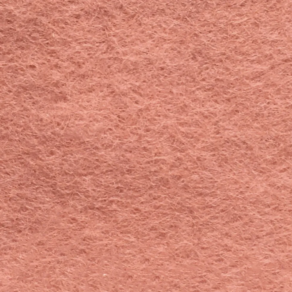Filc wełniany A4 - jasny koralowy róż, 1 mm