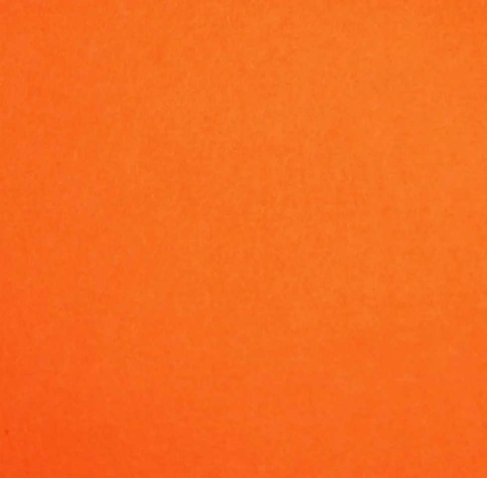 Filc wełniany A4 - jasny pomarańczowy, 1 mm