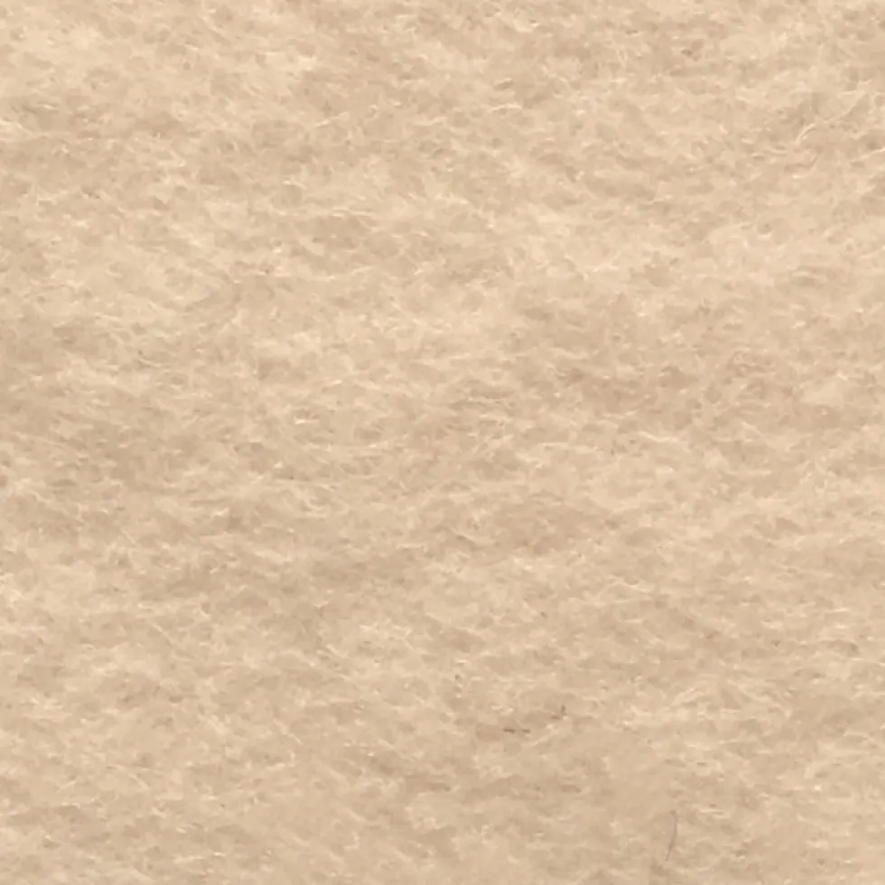 Filc wełniany A4 - kremowy marshmallow, 1 mm