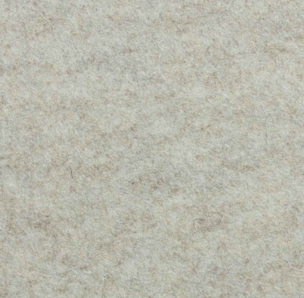 Filc wełniany A4 - melanżowy, ecru, 1 mm