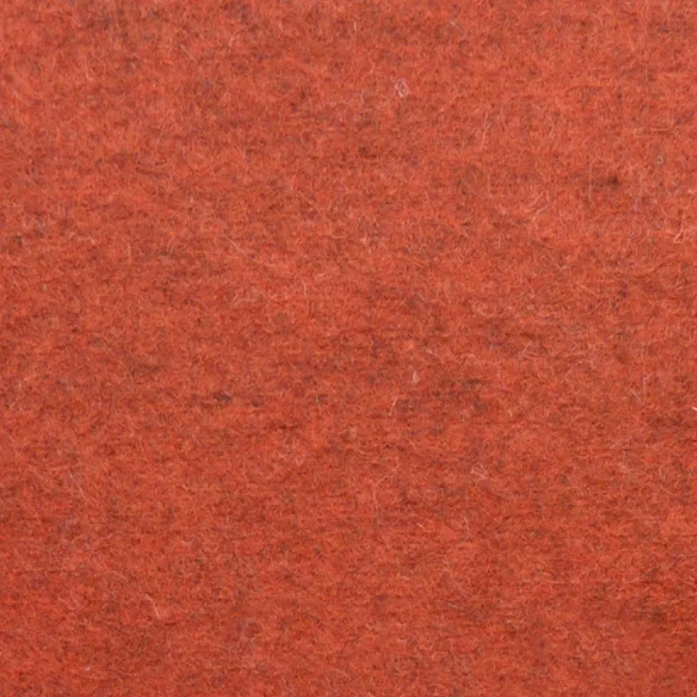 Filc wełniany A4 - melanżowy, orientalna czerwień, 1 mm